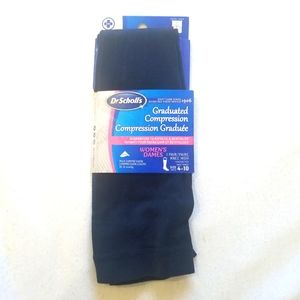 <$5 in bundle purchase> Dr.scholl's graduated compression socks NWT